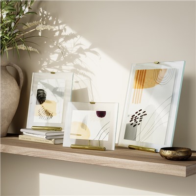 Фоторамка Flute, 26х30 см, латунь