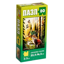 Пазл «Лесные животные», 80 деталей