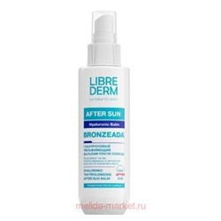 LIBREDERM Bronzeada Бальзам гиалуроновый увлажняющий после солнца продлевающий загар 150 мл