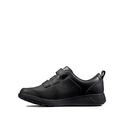 Kids' Leather Riptape School Shoes (Kid size 10-2.5)