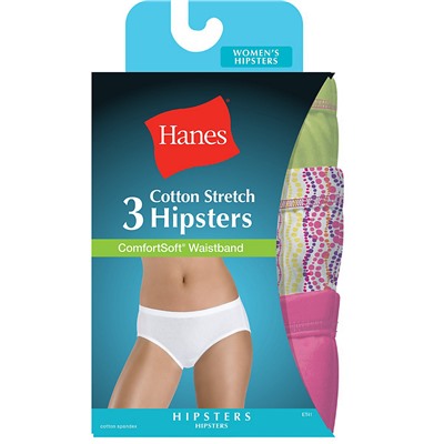 Хипстер 3 шт ET41AS Hanes