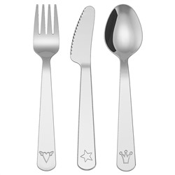 FABLER, Besteck 3 Teile, Edelstahl
