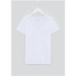 Lace Trim T-Shirt