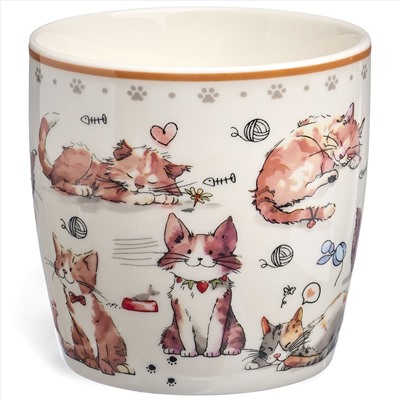 НАБОР ДЛЯ ЗАВТРАКА LEFARD "CATS", 2 ПР.: САЛАТНИК 500МЛ, КРУЖКА 345МЛ