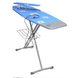 Гладильная доска Ника Н8 фанера, удлин, подрукав, полка 122*40см оптом