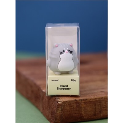 Точилка для карандашей "Grey cute cat", шоу-бокс 24 шт.