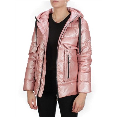 8063 PINK Куртка демисезонная женская (130 гр. синтепон)