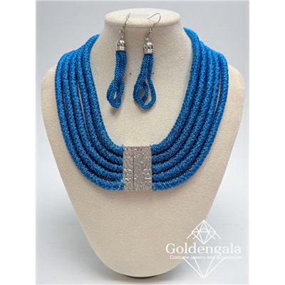 Набор бижутерии колье трансформер и серьги П5/002