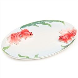 БЛЮДО LEFARD "ЗОЛОТАЯ РЫБКА" 32*22*5 СМ (КОР=12ШТ)