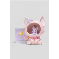 Ночник - подставка для канцелярских принадлежностей «Baby fox», pink (17 см), пластик