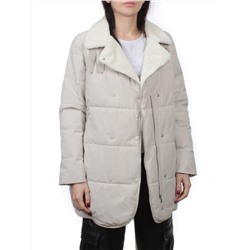 S24-236 LT. BEIGE Куртка демисезонная женская (100 гр. холлофайбер)