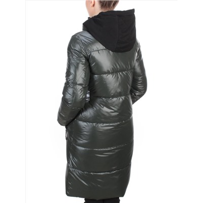 2193 DARK GREEN Куртка зимняя женская AIKESDFRS (200 гр. холлофайбера)