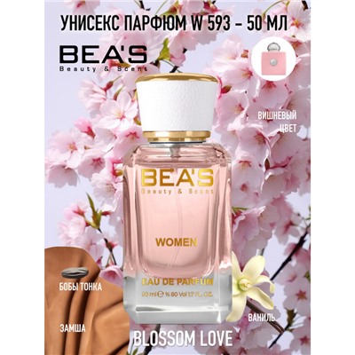 Beas W593 Amouage Blossom Love For Women edp 50 ml, Парфюм женский Beas W593 создан по мотивам аромата Amouage Blossom Love