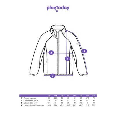 Куртка флисовая для девочки