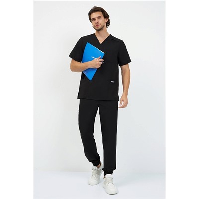 Топ медицинский мужской 6-77-15-1 / Curly 65 Rich black