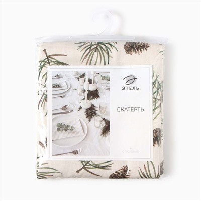 Скатерть новогодняя "Этель" Christmas tree 147х110+/- 3см, 100% хл, саржа 190 г/м2
