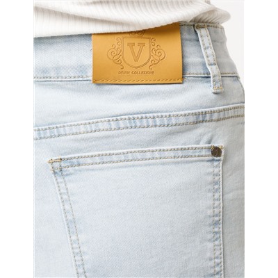 Шорты-бермуды из эластичного денима