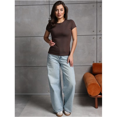 Футболка "Скимс" Шоколад Женская