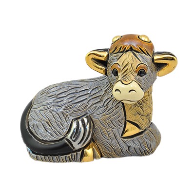 De Rosa Rinconada Керамическая cтатуэтка Бычок рождественский