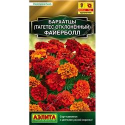 1159 Бархатцы Файерболл отклоненные 5шт