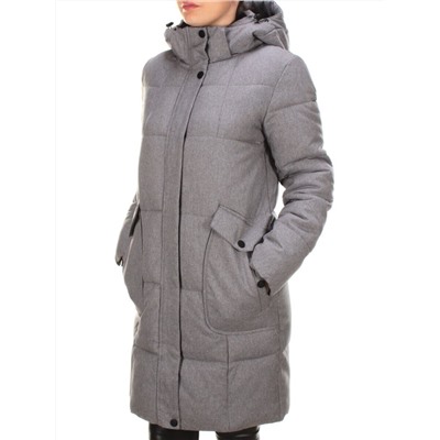 350 GRAY Пальто женское зимнее (200 гр. холлофайбера)