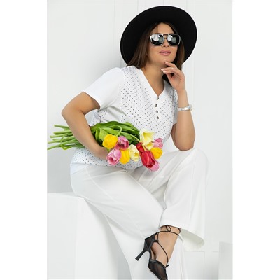 Блуза Ваниль (белая) Б12853-20М