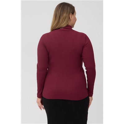 Джемпер женский 21-340L11-WB бордо