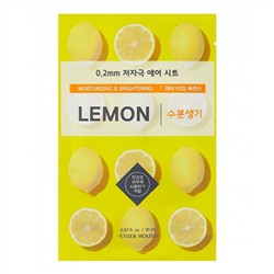 Etude Тканевая маска с экстрактом лимона / 0.2 Therapy Air Mask Lemon, 20 мл