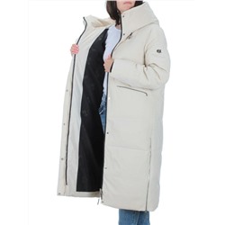 22373 BEIGE Пальто зимнее женское облегченное (150 гр. холлофайбера)