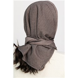 Косынка с отворотом (коричневое зернышко) КО17-23М