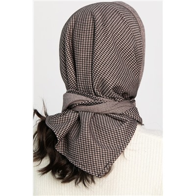 Косынка с отворотом (коричневое зернышко) КО17-23М