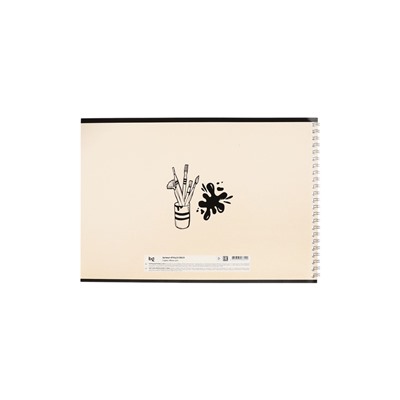 Альбом для рисования А4, 24 листа на гребне, Mono-art, блок офсет 100 г/м², МИКС