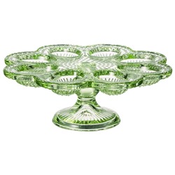 ПОДСТАВКА ДЛЯ 8 ЯИЦ "SUNDAY" GREEN НА НОЖКЕ 21*7 СМ