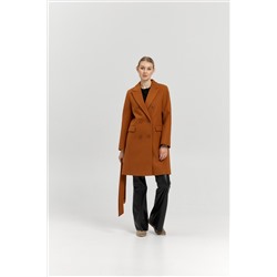 Пальто женское демисезонное 26897 (карамель)