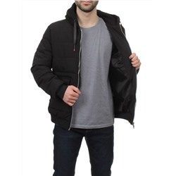 2172 BLACK Куртка мужская зимняя облегченная (150 гр. холлофайбер)