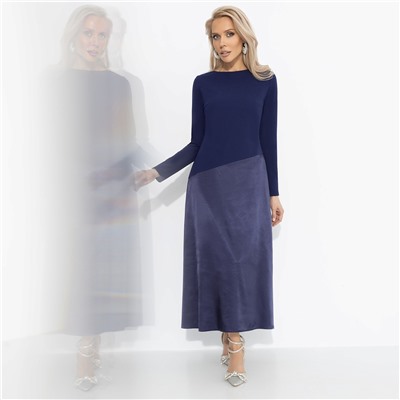 Платье комбинированное с шёлком, Нежная утонченность (моя мудрость)