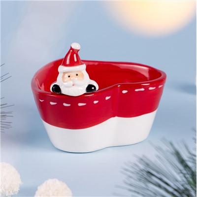 САЛАТНИК В ФОРМЕ СЕРДЦА КОЛЛЕКЦИЯ "CHRISTMAS GIFT" 13,5*13*10,5 СМ, 300 МЛ