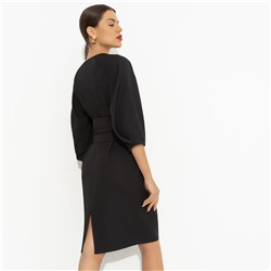 Платье с поясом, Интересный подход (черный)