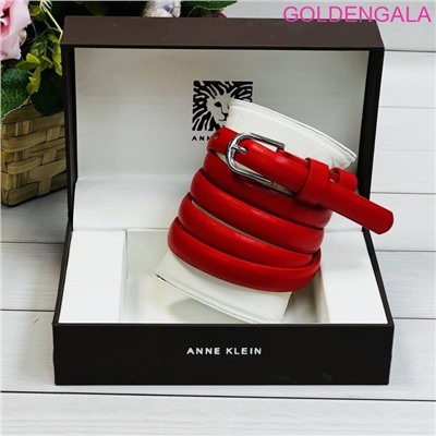 Ремень женский из экокожи 1,5х115 см Р 13 красный