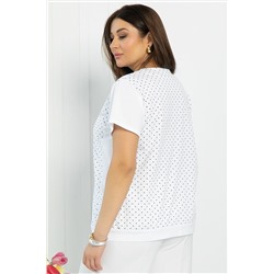 Блуза Ваниль (белая) Б12853-20М