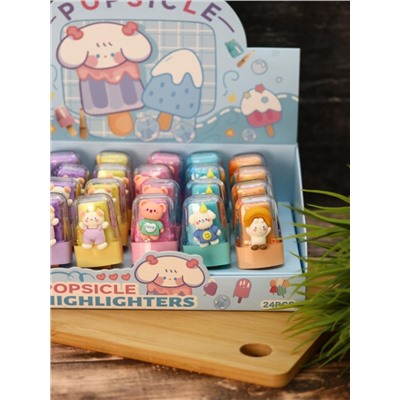 Маркер текстовыделитель "Animals trousers", mix, шоу-бокс 24 шт.