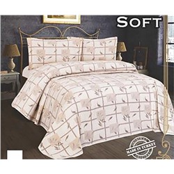 Жаккардовое Покрывало 240x260 см с 2-мя Наволочками 60x80 см Cotton Soft - My Bed