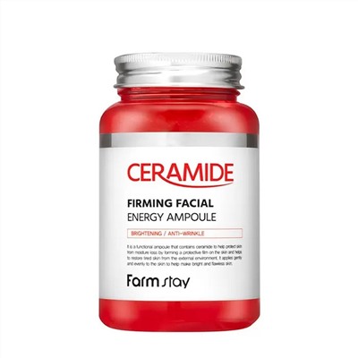 Farm Stay Ампульная сыворотка для лица с керамидами восстанавливающая / Ceramide Firming Facial Energy Ampoule, 250 мл