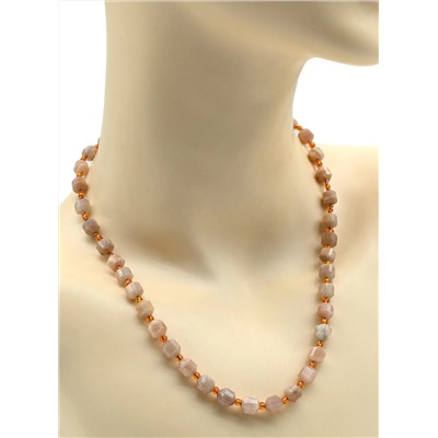 Бусы из Беломорита шарик с гранями 6,5-7мм, 47см, 24,8гр