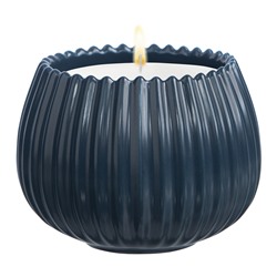 Свеча ароматическая Spicy Snowflakes из коллекции Edge, синий, 30 ч