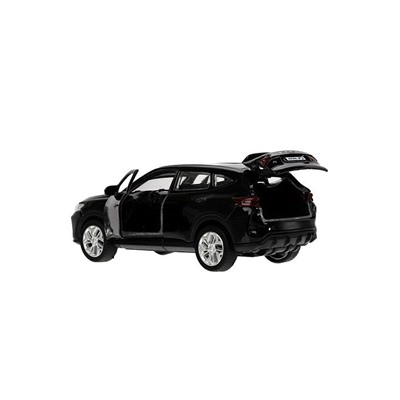Машина металл HAVAL "haval f7", длина 12 см, дв, багаж, инер, черный 384355