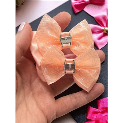 Бантик на эластичной резинке Корея 2 шт Арт 11 модель 6