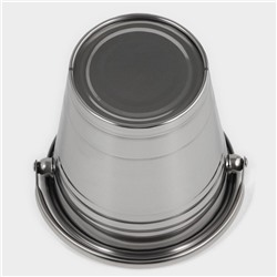 Ведро для льда «Классик», 17×16×15 см, нержавеющая сталь