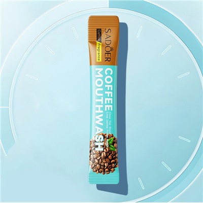 Ополаскиватель для полости рта со вкусом кофе Sadoer, 1 стик 10 мл.