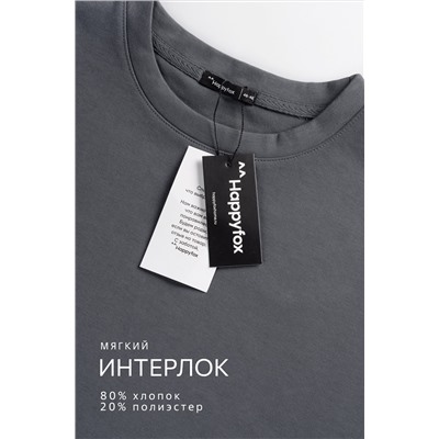 Футболка унисекс оверсайз Happyfox